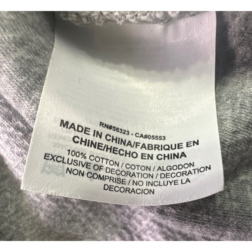 Nike Air Force 1 AF1 Long Sleeve Top Mens‎ XL Crewneck Gray Waffle Knit - Picture 6 of 11